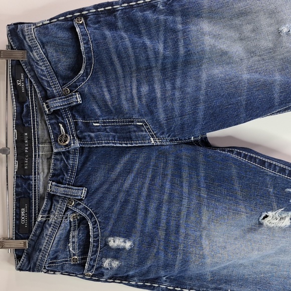 Affliction Black Premium Cooper Relaxed Boot Size 32x32 - Picture 3 of 17